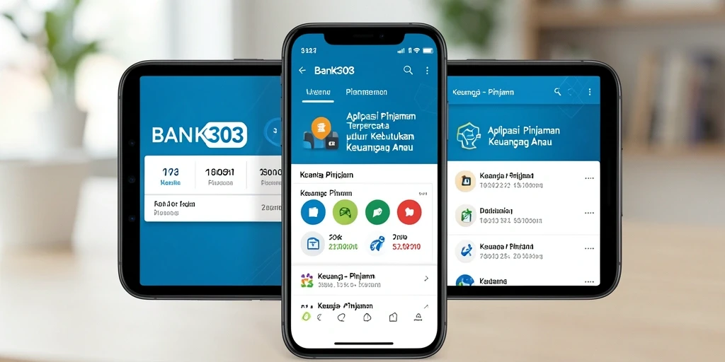 Tampilan antarmuka BANK303 yang intuitif dan mudah digunakan.