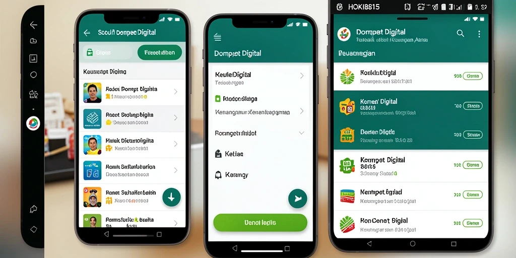 Tampilan antarmuka HOKI8815 yang modern dan intuitif.