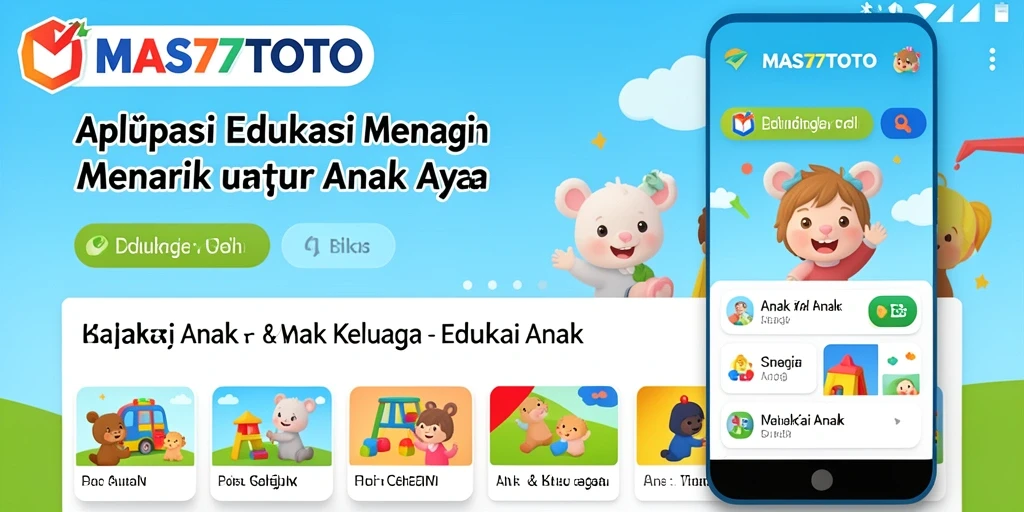 Antarmuka aplikasi MAS77TOTO yang menarik dan edukatif.