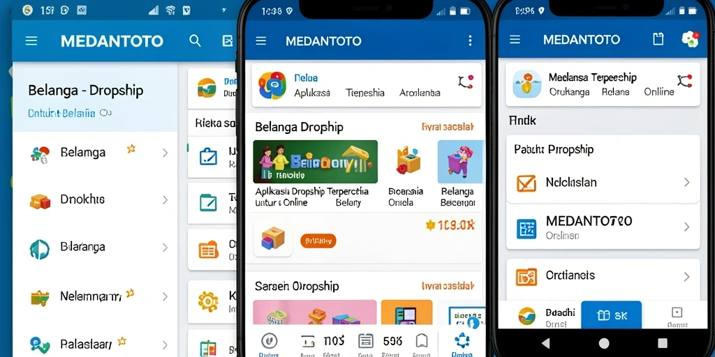 Antarmuka aplikasi MEDANTOTO yang sederhana dan mudah dinavigasi.