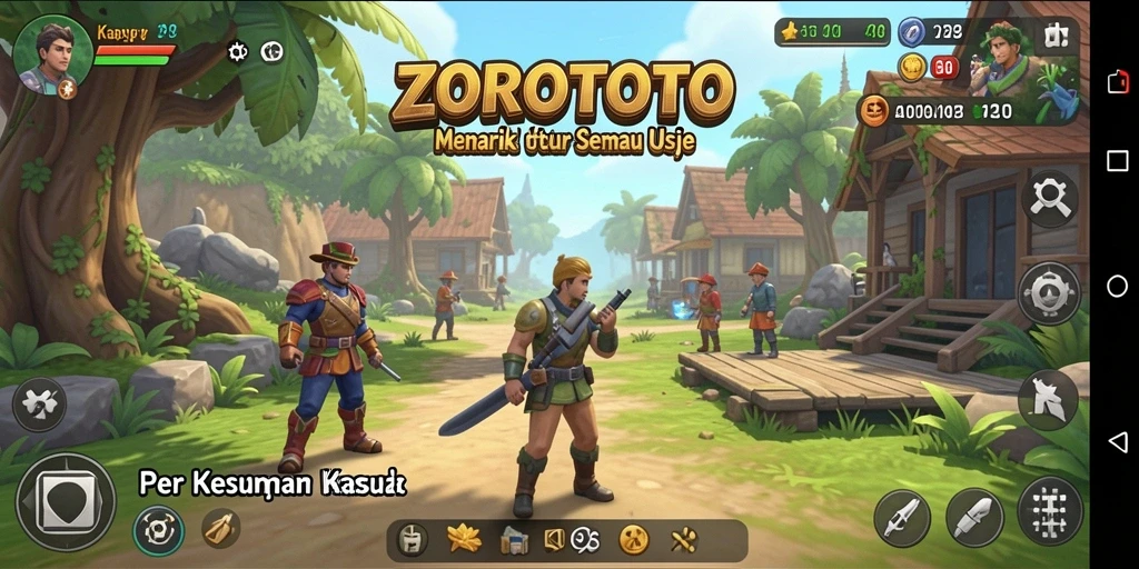 Tampilan antarmuka <strong>ZOROTOTO</strong> yang menarik dan mudah dinavigasi.
