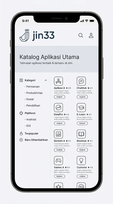 Jelajahi Aplikasi Populer & Kanal Uji di jin33 — Sumber Terbaik Anda